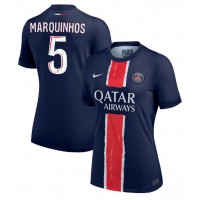 Ženski Nogometni dresi Paris Saint-Germain Marquinhos #5 Domači 2024-25 Kratek Rokav